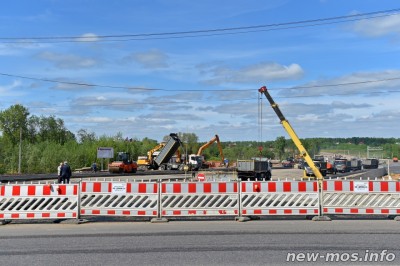 Строительство дорог в Новой Москве