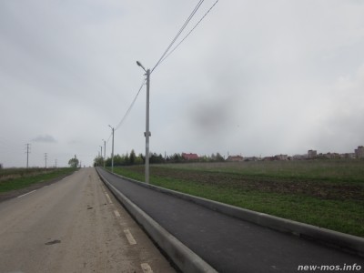 Завершен ремон тротутара в деревне Девятское